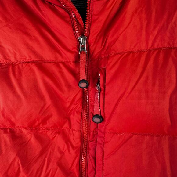 LL Bean XXL Goose Down Puffer Vest Rust 2XL Full Zip Pockets Comfy Warm - Picture 2 of 7